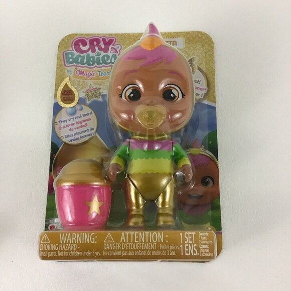Cry Babies Magic Tears Golden Edition Doll Lady Narvie Hally Dreamy COMPLETE SET - Picture 3 of 8